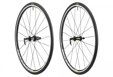 Par de ruedas MAVIC AKSIUM ELITE Negro 2016  Cuerpo Campagnolo cubiertas Yksion Elite 28
